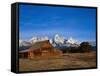 Shanes Barn, Grand Teton National Park, WY-Elizabeth DeLaney-Framed Stretched Canvas