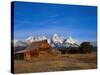 Shanes Barn, Grand Teton National Park, WY-Elizabeth DeLaney-Stretched Canvas