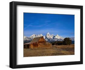 Shanes Barn, Grand Teton National Park, WY-Elizabeth DeLaney-Framed Photographic Print