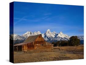 Shanes Barn, Grand Teton National Park, WY-Elizabeth DeLaney-Stretched Canvas