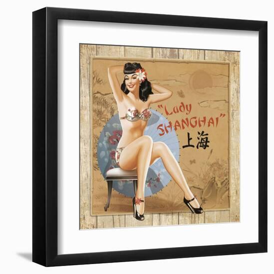 Shangaï-Bruno Pozzo-Framed Art Print