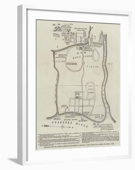 Shanghae and its Vicinity-null-Framed Giclee Print