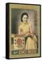 Shanghai Advertising Poster Advertising Ewo Lager, C1930s-null-Framed Stretched Canvas