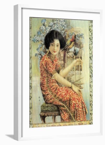 Shanghai Advertising Poster, C1930s-null-Framed Giclee Print