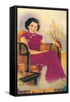 Shanghai Advertising Poster, C1930s-null-Framed Stretched Canvas