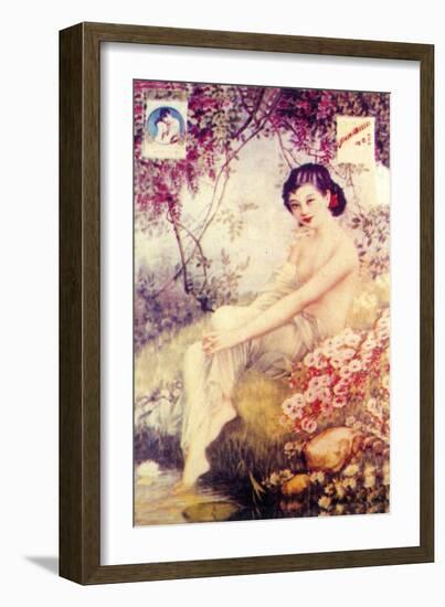 Shanghai Advertising Poster, C1930s-null-Framed Giclee Print