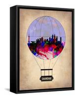 Shanghai Air Balloon-NaxArt-Framed Stretched Canvas