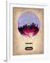 Shanghai Air Balloon-NaxArt-Framed Art Print