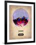 Shanghai Air Balloon-NaxArt-Framed Art Print