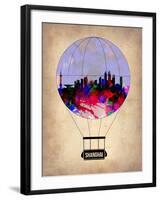 Shanghai Air Balloon-NaxArt-Framed Art Print