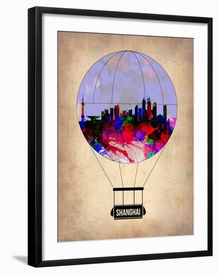 Shanghai Air Balloon-NaxArt-Framed Art Print