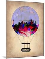 Shanghai Air Balloon-NaxArt-Mounted Art Print
