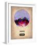 Shanghai Air Balloon-NaxArt-Framed Art Print