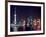 Shanghai at night-Vadim Ratsenskiy-Framed Art Print