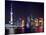 Shanghai at night-Vadim Ratsenskiy-Mounted Art Print