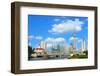 Shanghai Bund Garden Bridge Skyline-Aylandy-Framed Photographic Print