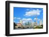 Shanghai Bund Garden Bridge Skyline-Aylandy-Framed Photographic Print