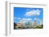 Shanghai Bund Garden Bridge Skyline-Aylandy-Framed Photographic Print