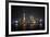 Shanghai, China, Evening Cityscape and Lights with River Reflection-Darrell Gulin-Framed Photographic Print