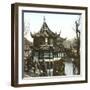 Shanghaï (China), French Soldiers in a Tea Garden Circa 1860-Leon, Levy et Fils-Framed Photographic Print