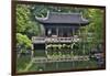 Shanghai, China Yu Garden and Oriental Styled Buildings-Darrell Gulin-Framed Photographic Print