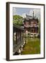 Shanghai, China Yu Garden and Oriental Styled Buildings-Darrell Gulin-Framed Photographic Print