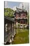 Shanghai, China Yu Garden and Oriental Styled Buildings-Darrell Gulin-Stretched Canvas