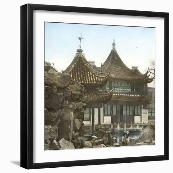 Shanghaï (China), Yuyuan in Mandarin Yu's Garden, Tea Garden-Leon, Levy et Fils-Framed Photographic Print