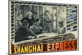 Shanghai Express, 1932-null-Mounted Art Print