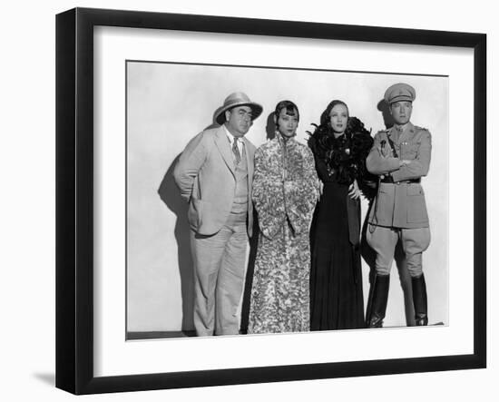 Shanghai Express by Josef von Sternberg with Warner Oland, Anna Mae Wong, Marlene Dietrich and Cliv-null-Framed Photo