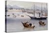 Shanghai Harbour C1875-null-Stretched Canvas