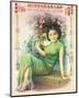 Shanghai Lady in Green Dress-null-Mounted Premium Giclee Print