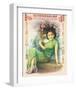 Shanghai Lady in Green Dress-null-Framed Premium Giclee Print