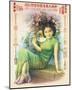 Shanghai Lady in Green Dress-null-Mounted Premium Giclee Print