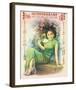 Shanghai Lady in Green Dress-null-Framed Premium Giclee Print