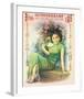 Shanghai Lady in Green Dress-null-Framed Premium Giclee Print