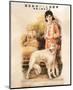 Shanghai Lady with Hound-null-Mounted Premium Giclee Print