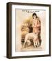 Shanghai Lady with Hound-null-Framed Premium Giclee Print