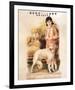 Shanghai Lady with Hound-null-Framed Premium Giclee Print