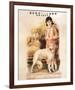 Shanghai Lady with Hound-null-Framed Premium Giclee Print