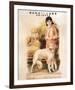 Shanghai Lady with Hound-null-Framed Premium Giclee Print