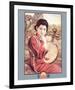 Shanghai Lady with Strings-null-Framed Premium Giclee Print