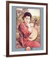 Shanghai Lady with Strings-null-Framed Premium Giclee Print
