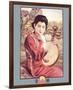 Shanghai Lady with Strings-null-Framed Premium Giclee Print