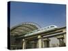 Shanghai Mag Lev Train at Pudong City Station, Pudong District, Shanghai, China-Walter Bibikow-Stretched Canvas