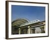 Shanghai Mag Lev Train at Pudong City Station, Pudong District, Shanghai, China-Walter Bibikow-Framed Photographic Print