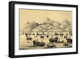 Shanghai, One of the Five Ports Opened by the Late Treaty to British Commerce, 1847-null-Framed Giclee Print