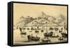 Shanghai, One of the Five Ports Opened by the Late Treaty to British Commerce, 1847-null-Framed Stretched Canvas