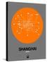 Shanghai Orange Subway Map-NaxArt-Stretched Canvas