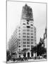 Shanghai's First Skyscraper Damaged in Chinese Air Raid-null-Mounted Photographic Print